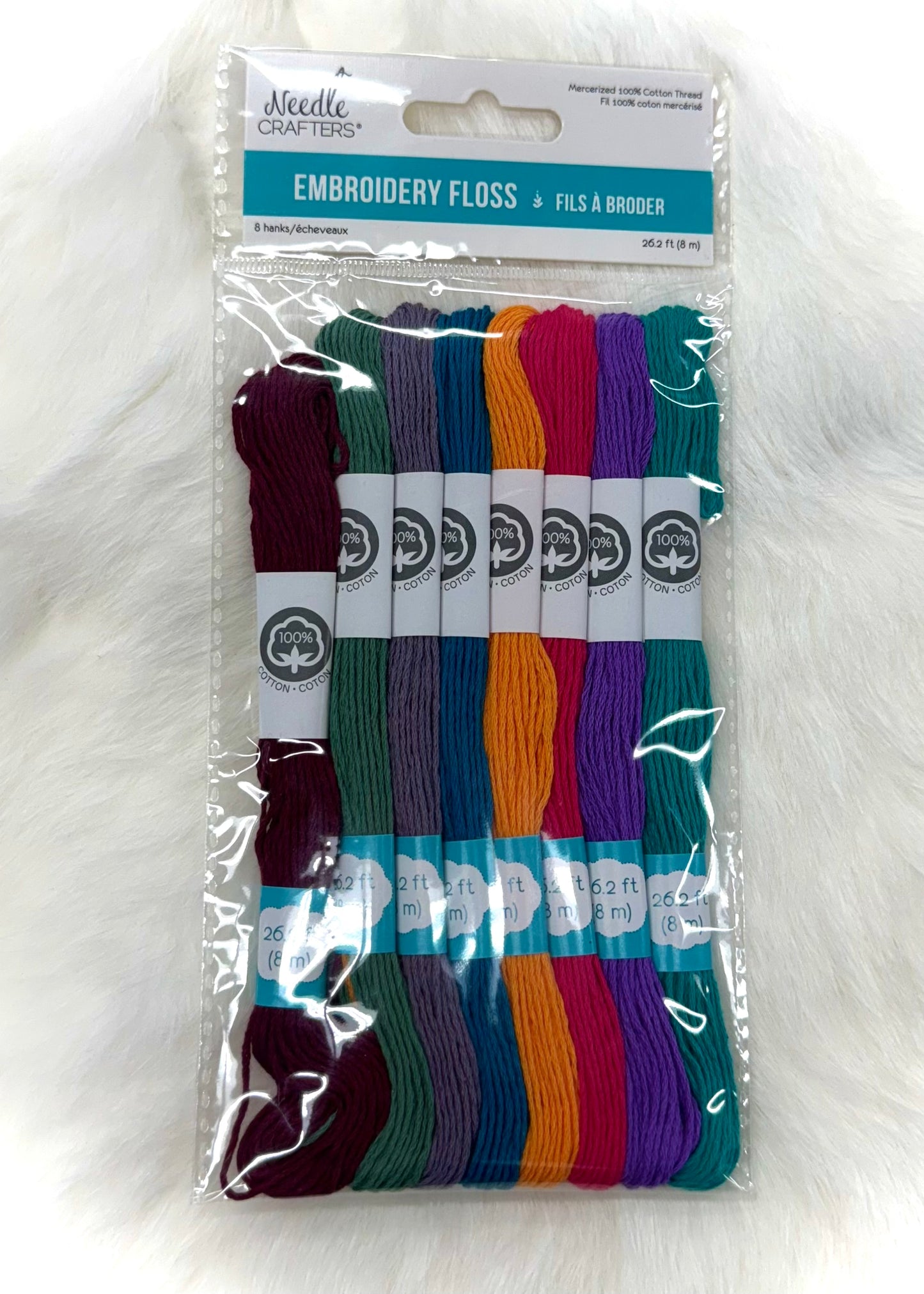 8m Cotton Embroidery Hanks