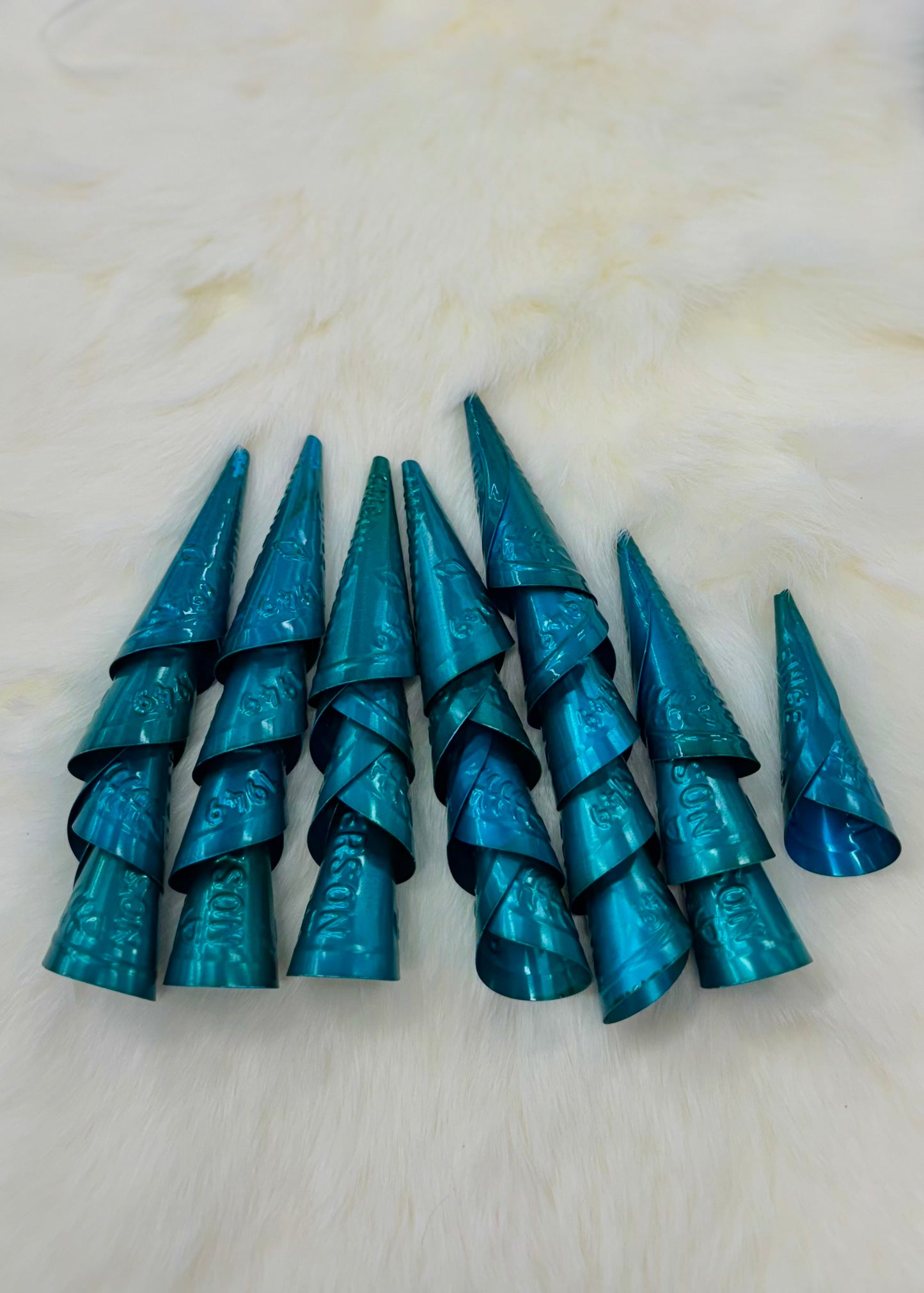 McPherson Large Painted Aluminum Jingle Cones