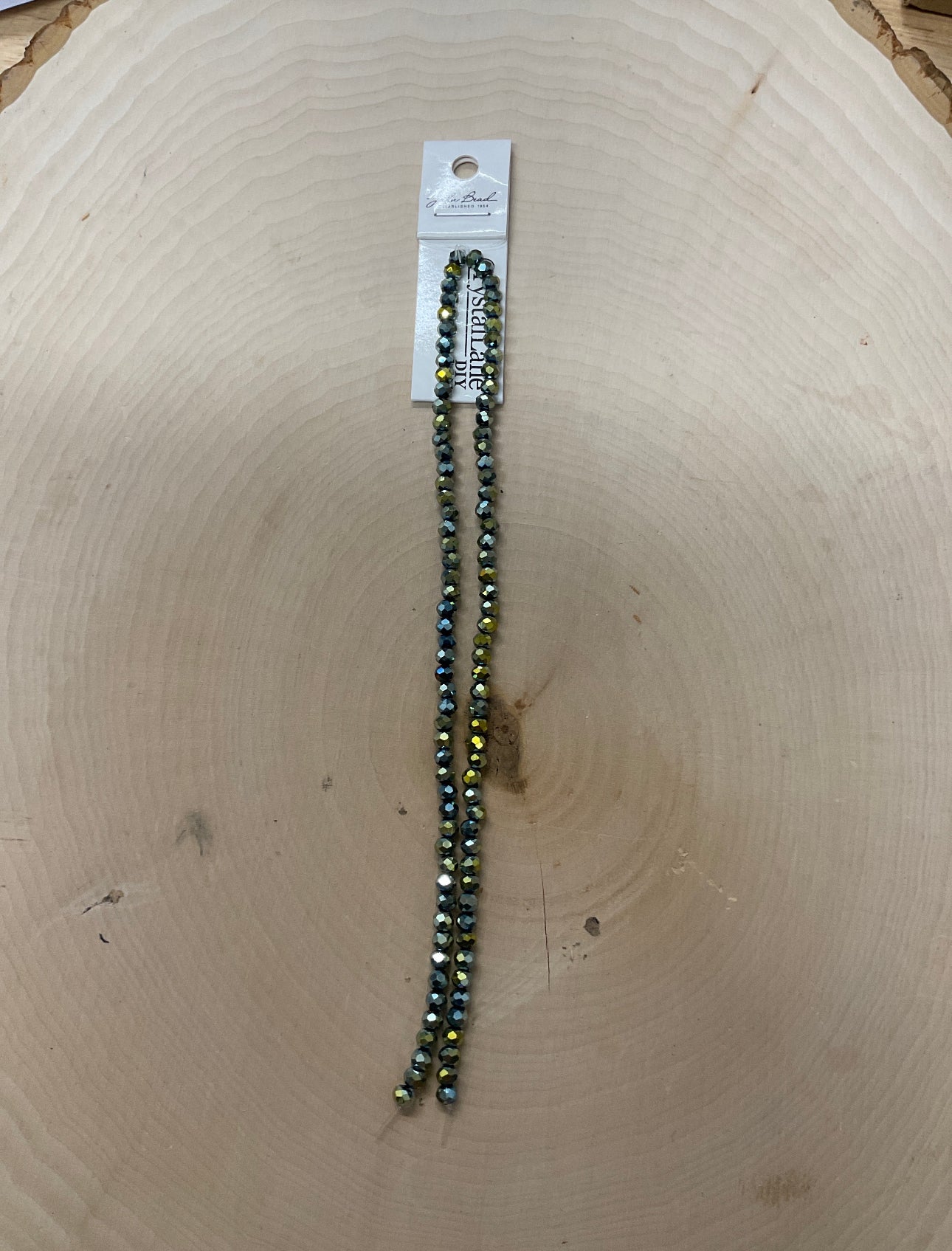 3x4mm Rondelle 2 Strands