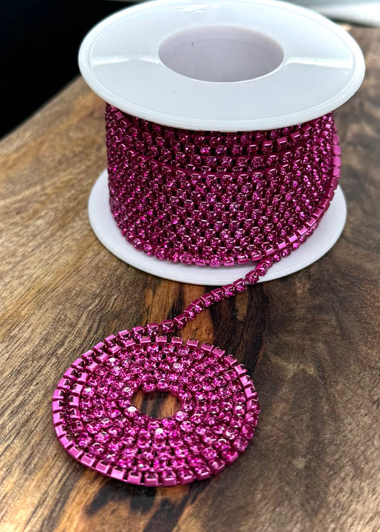 SS8 Metal Rhinestone Banding