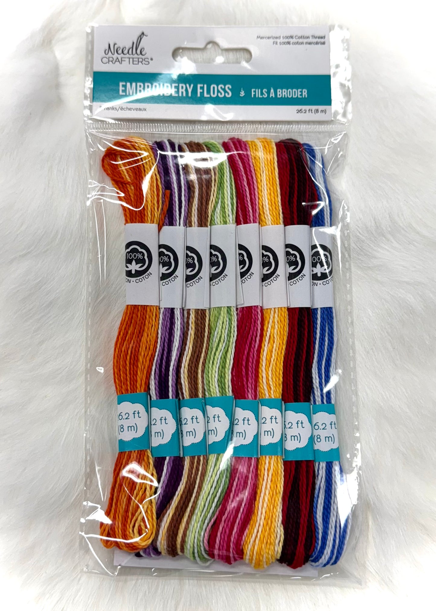 8m Cotton Embroidery Hanks
