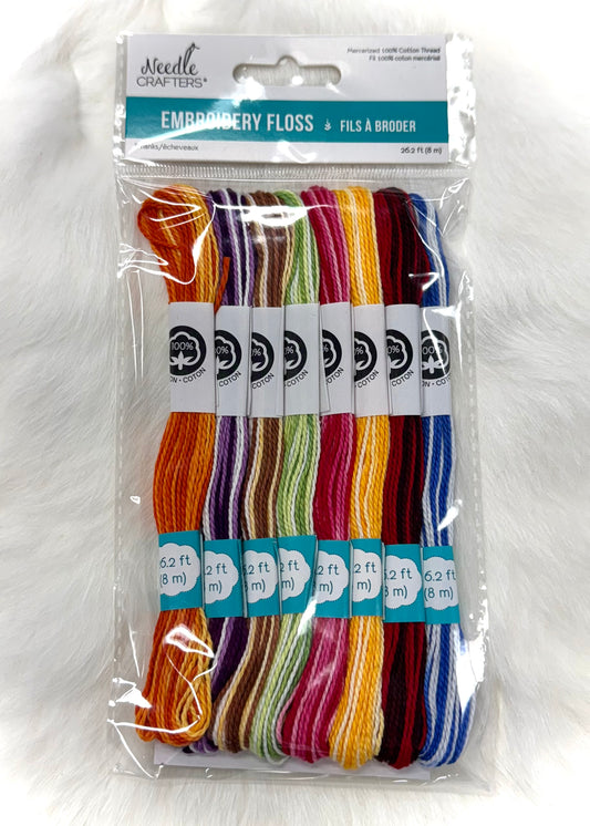 8m Cotton Embroidery Hanks