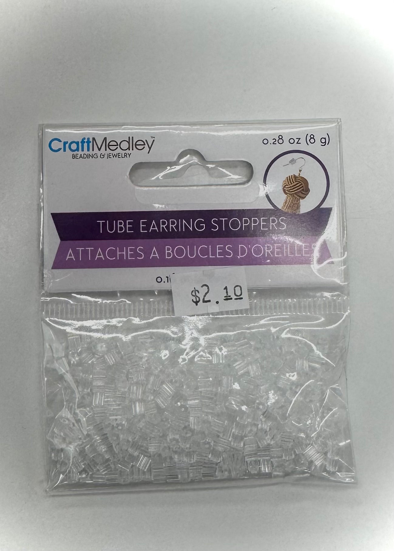 Tube Earring Stoppers