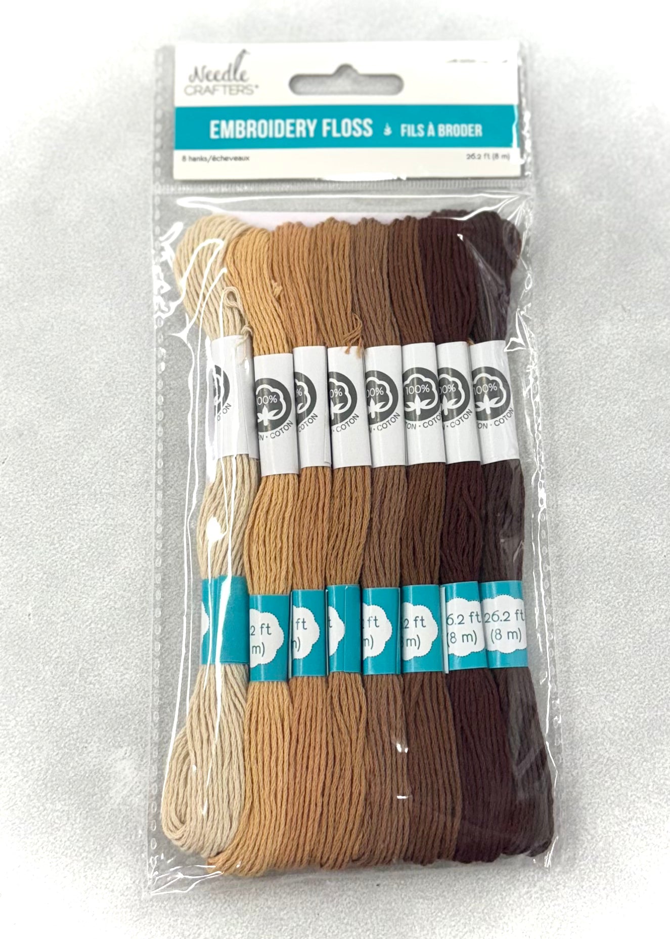 8m Cotton Embroidery Hanks