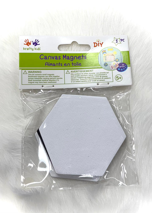 Geometrical Shape Canvas Magnet 3 Piece