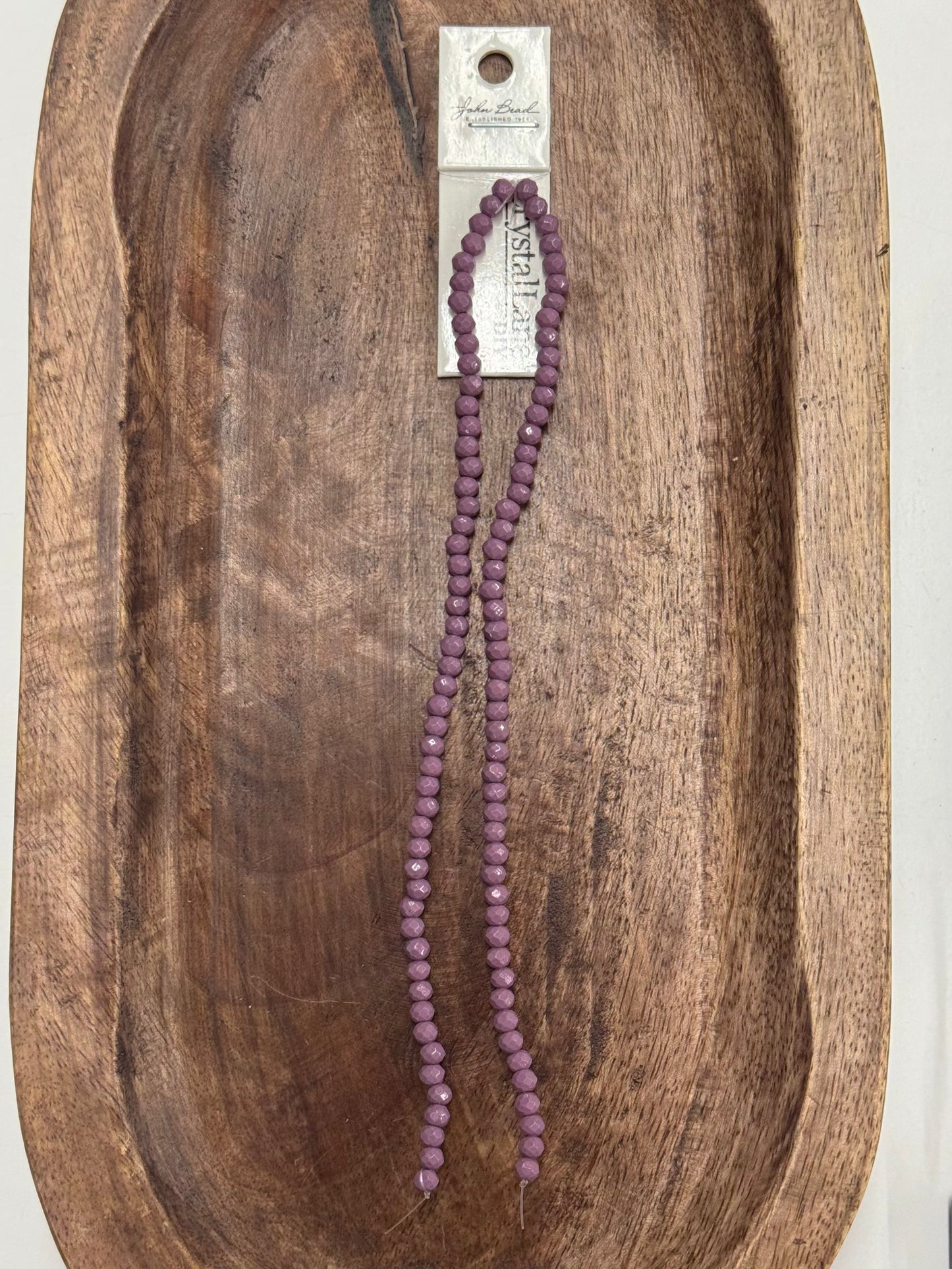 3x4mm Rondelle 2 Strands