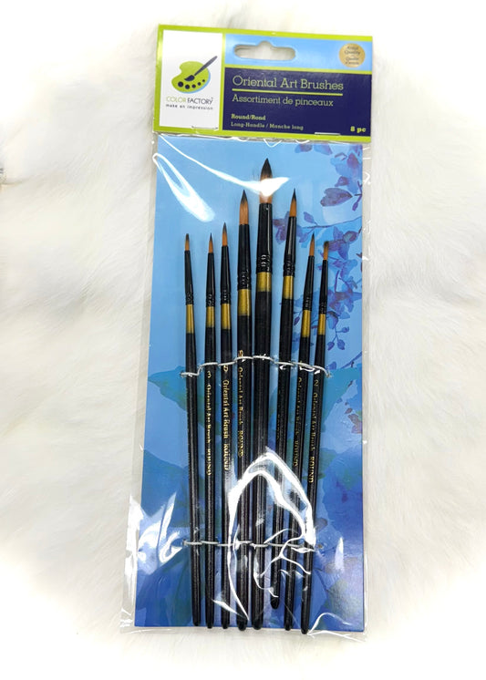 Oriental 8 Piece Brush Pack