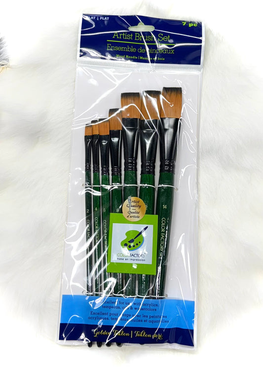 7 Piece Artist Brush Set