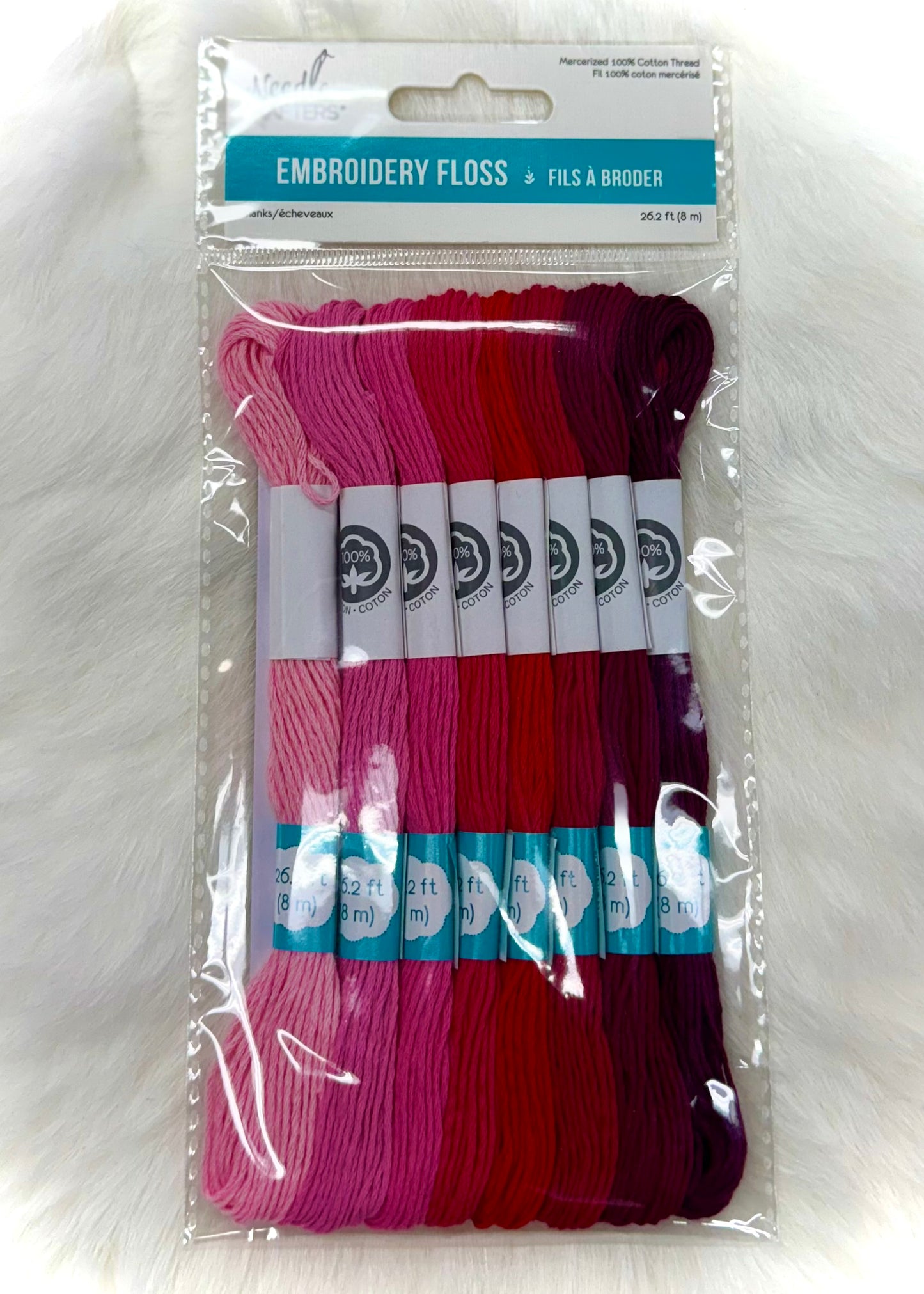 8m Cotton Embroidery Hanks