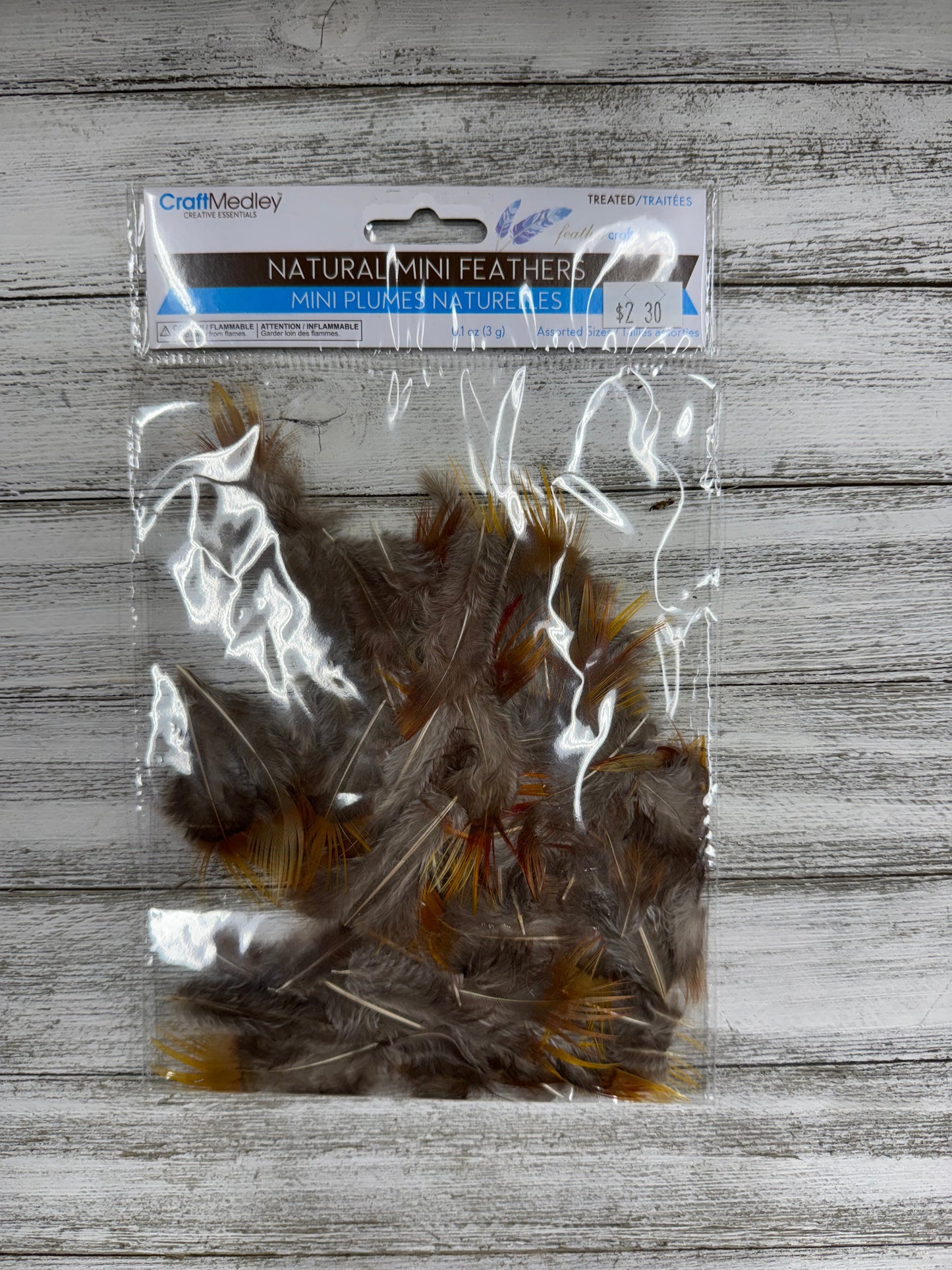 Natural Mini Feathers