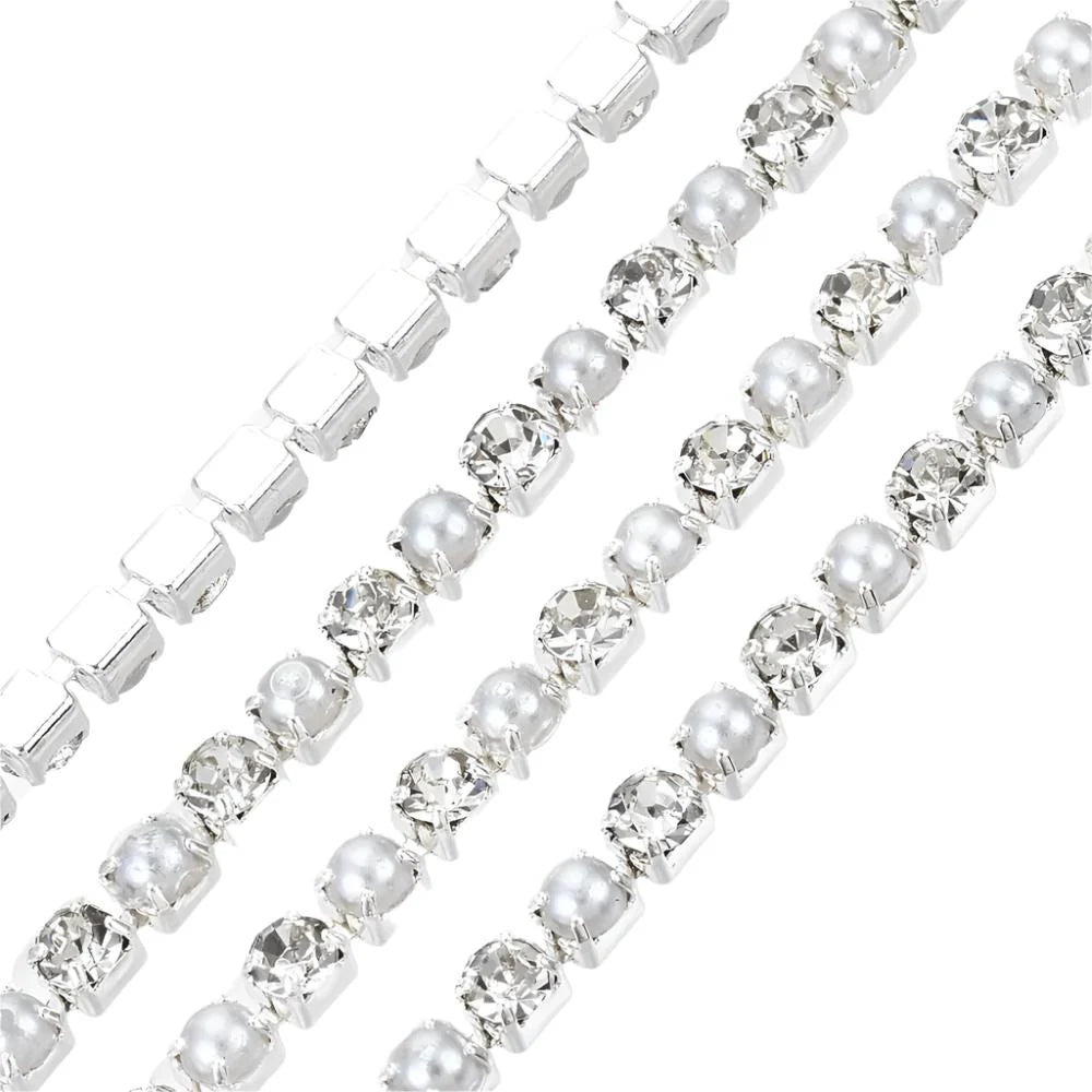 Metal Rhinestone Banding