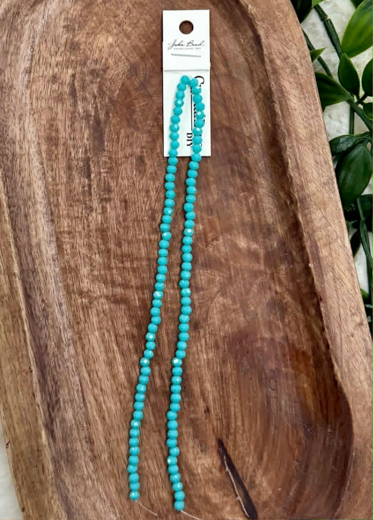 3x4mm Rondelle 2 Strands