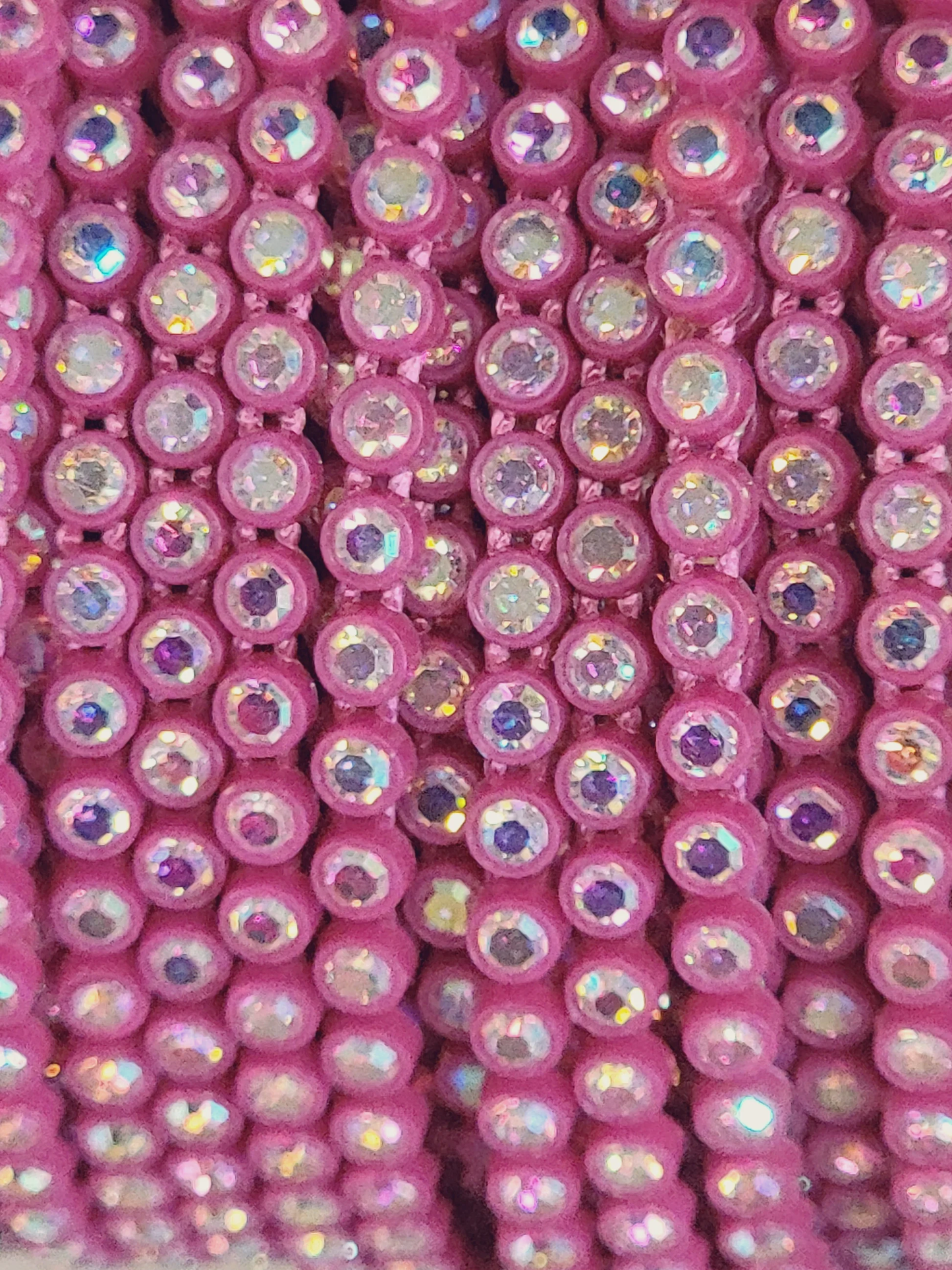 Plastic Rhinestone Banding in Meters
