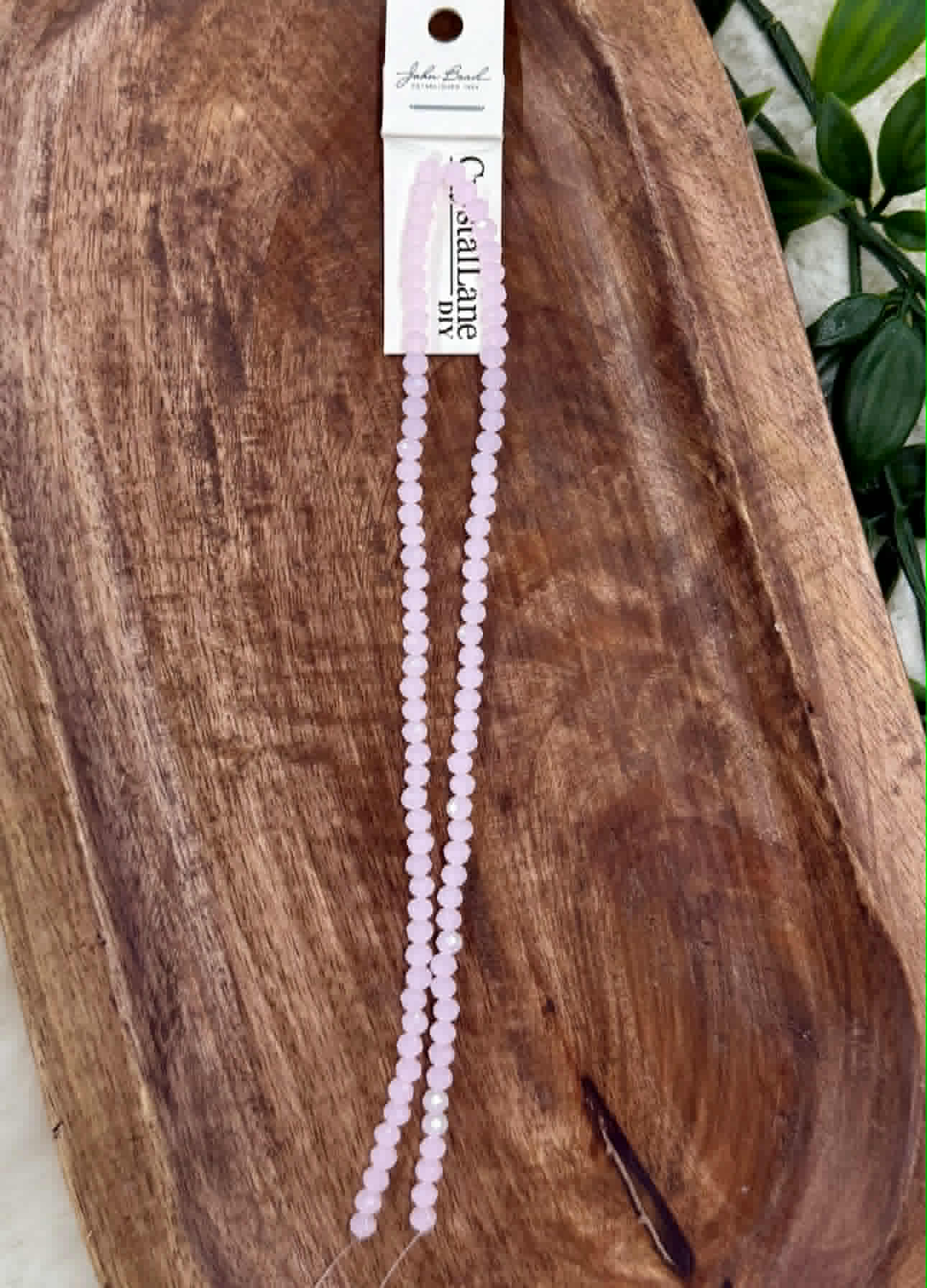 3x4mm Rondelle 2 Strands