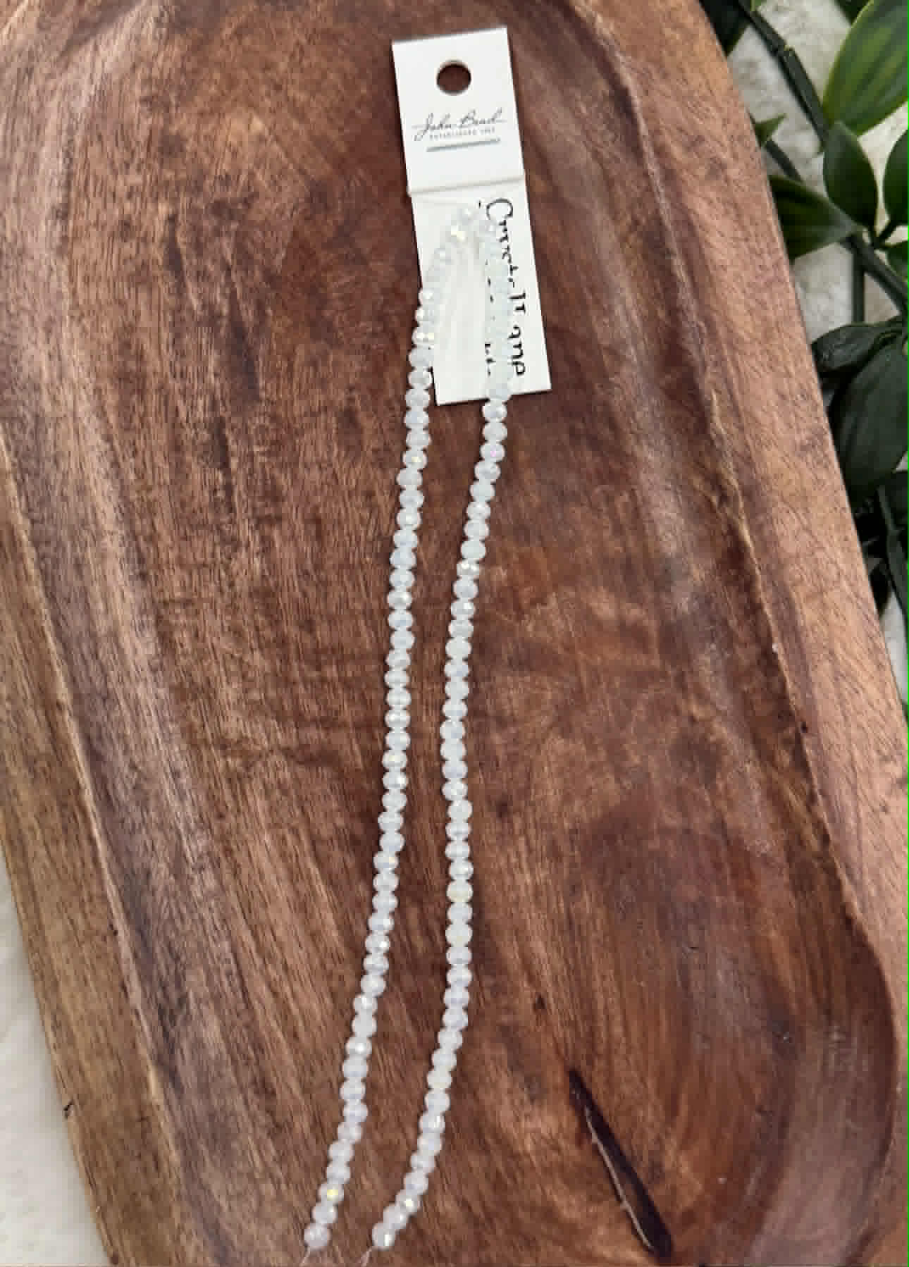 3x4mm Rondelle 2 Strands