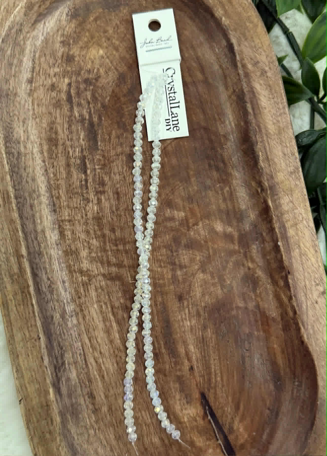 3x4mm Rondelle 2 Strands
