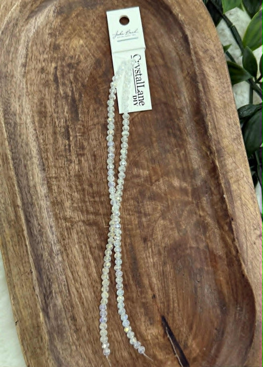 3x4mm Rondelle 2 Strands