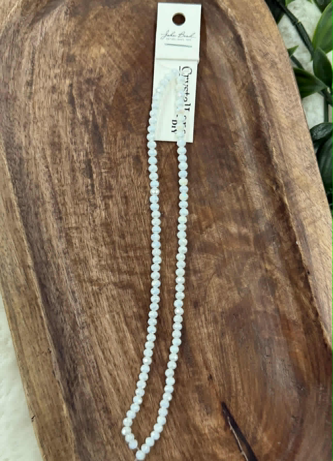 3x4mm Rondelle 2 Strands