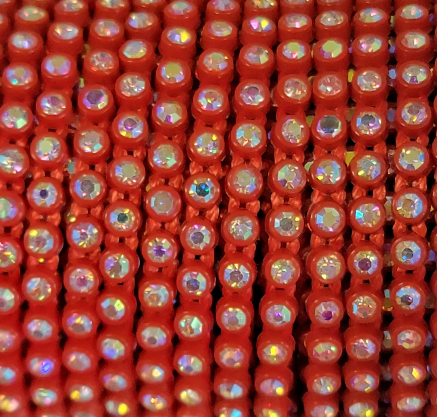 Plastic Rhinestone Banding in Meters