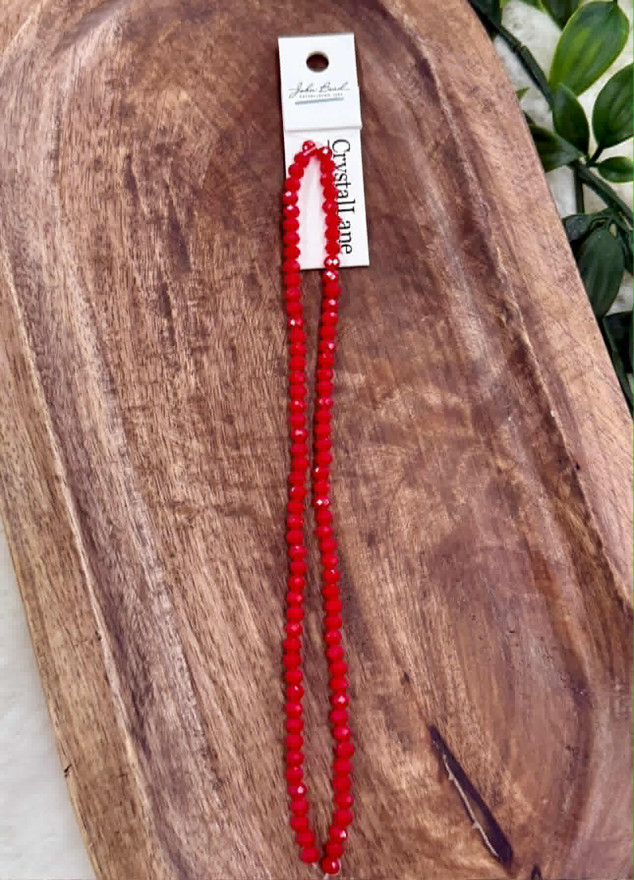 3x4mm Rondelle 2 Strands