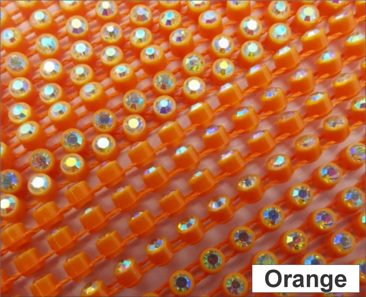 Plastic Rhinestone Banding in Meters