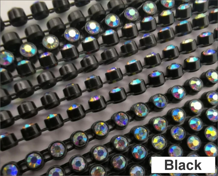 Plastic Rhinestone Banding in Meters